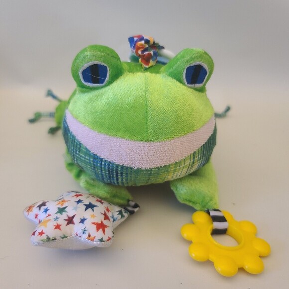 Garanimals Other - Eric Carle 8" Developmental Frog Rattle Teether Baby Toy Plush